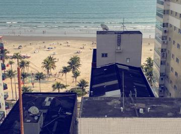 Apartamento de 2 quartos, Praia Grande · Apartamento em obra, 02 Dormitórios no CANTO DO FORTE, fino acabamento!