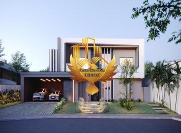 Foto 01 · Casa de luxo à venda em condomínio de alto padrão em São José dos Campos-SP, 4 quartos, 1 suíte, 3 s