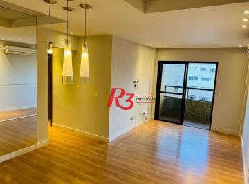 f91dffe5de75aaf1b0d5dd9c9469356acba2fa41 · Apartamento com 3 dormitórios à venda, 102 m² por R$ 745.000,00 - Embaré - Santos/SP