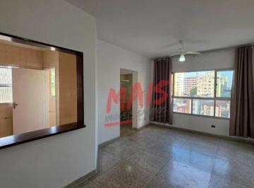 42353ec9bf5503998ba663a44941d8f764b2a77e · Sala living ampla para 2 ambientes, vista livre para alugar no Gonzaguinha - São Vicente/SP