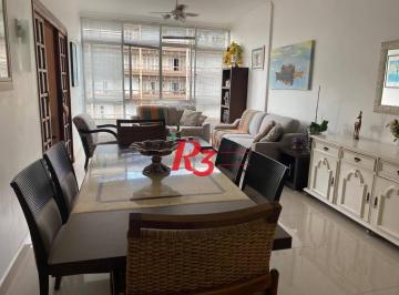 b62eab8ab6654f099e6619f7791aea08772dd41c · Apartamento com 3 dormitórios à venda, 140 m² por R$ 1.150.000,00 - Boqueirão - Santos/SP