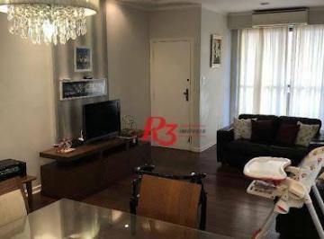 2011bc545c4e922be5d31d2d07ddc001d2c7be0c · Apartamento à venda, 150 m² por R$ 790.000,00 - Embaré - Santos/SP