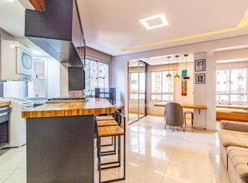 Ampla sala | Cozinha americana · Apartamento para aluguel - em Mercês
