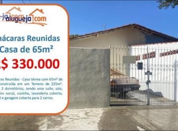 3d95fdd517224b6f458a6256d7e63165e5863c4c · Casa com 2 dormitórios à venda, 65 m² por R$ 330.000,00 - Chácaras Reunidas - São José dos Campos/SP