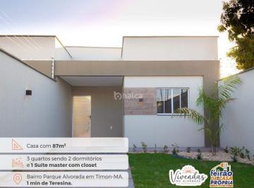Casa · 87m² · 3 Quartos · 1 Vaga · Casa residencial para venda no Bairro Parque Alvorada, Timon – Condomínio Residencial Vivendas Alvor