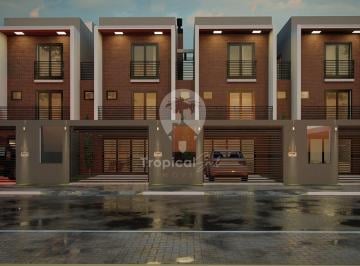 Casa · 90m² · 3 Quartos · 2 Vagas · Sobrado Triplex com 3 dormitórios à venda, Ipacaraí, MATINHOS - PR