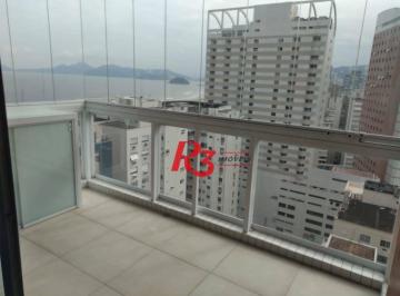1998bf9cb7eebfcb890f590f6ec0179fae3357e0 · Apartamento com 1 dormitório para alugar, 46 m² por R$ 5.500,01/mês - Boqueirão - Santos/SP