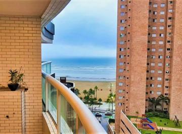 Apartamento de 2 quartos, Praia Grande · Apartamento vista para o mar a venda Guilhermina - Praia Grande