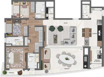 Apartamento de 4 quartos, São Paulo · Ed. Arkadio Ez By Ott - Brooklin 142 m 4 dorm 3 suites 2 Vagas Condominio Club