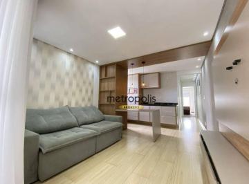 Sala dois ambientes  · Apartamento com 2 dormitórios à venda, 53 m² por R$ 550.000,00 - Jardim - Santo André/SP