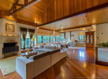 Casa · 423m² · 5 Quartos · 5 Vagas · Casa em Campos do Jordão | Alto do Capivari — SPA, Vista e 5 Suítes