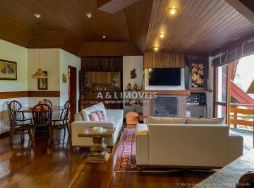 Apartamento · 150m² · 3 Quartos · 2 Vagas · Apartamento Campos do Jordão — Lareira, Varanda e Porteira Fechada