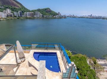 Apartamento de 5 quartos, Rio de Janeiro · Maravilhosa cob frente para Lagoa Rodrigo de Freitas! 4 suítes!