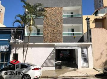 Apartamento · 164m² · 3 Quartos · 2 Vagas · Cobertura nova com 163,54 m² com elevador, localizado no bairro Campestre em Santo André - SP.