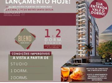 51a1526f00aec61e92474138d1c33bc8d52d6fe2 · Apartamento à venda, 24 m² por R$ 246.000,00 - Parque Santa Cecília - São Paulo/SP