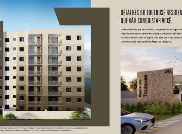 Foto 04 · Residencial Toulouse, Apartamentos de 55m2 a 93m2, 2 e 3 Dormitórios, 0 ou 1 Suíte, Varanda Gourmet,