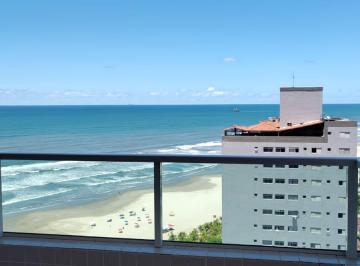 Apartamento de 2 quartos, Praia Grande · Frente mar 02Dorm com suite 70m² lazer completo