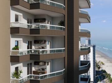 Apartamento de 2 quartos, Praia Grande · Frente mar no Jardim real 80mil de entrada Fino Acabamento
