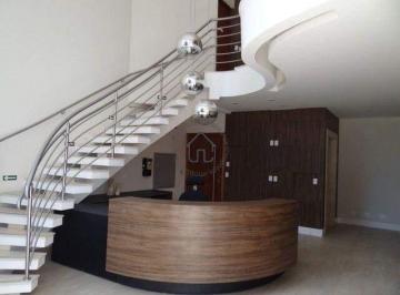 escadas internas junto com a recepção. · Prédio para alugar no Jardim Brasil em Campinas.