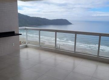 Apartamento de 4 quartos, Praia Grande · Cobertura Canto do Forte Vista definitiva do mar