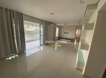 sala · Apartamento com 3 dormitórios para alugar, 123 m² por R$ 8.490,00/mês - Centro - São Bernardo do Cam