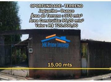 Terreno · 375m² · Terreno 375 mt² 15 mts de frente x 25 mts fundos - Jaguaribe - Osasco