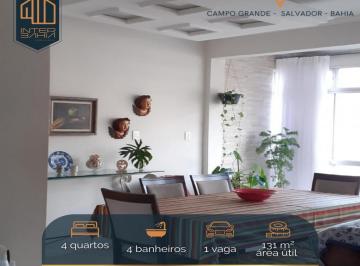 Foto 01 · Apartamento residencial para venda no Campo Grande Salvador