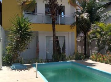 83c957c54d4453db81977a3bfc84afec31cd08d6 · Casa com 4 dormitórios para alugar, 160 m² por R$ 2.000/mês - Arembepe Aquaville - Camaçari/BA