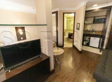 Apartamento · 29m² · 1 Quarto · 1 Vaga · Flat Transamérica International Plaza disponível para venda com 29m² e 01 vaga de garagem