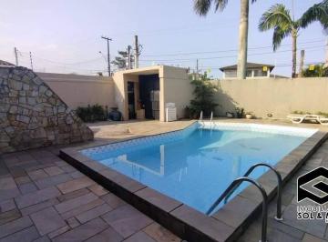 Casa · 480286m² · 3 Quartos · 5 Vagas · AMPLO SOBRADO 03 SUÍTES COM PISCINA LADO PRAIA!