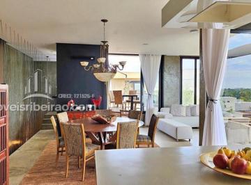 Casa · 390m² · 3 Quartos · 6 Vagas · Casa condomínio Colina do Golfe à venda 390m². #imoveisribei
