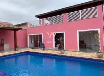 Casa · 390m² · 5 Quartos · 7 Vagas · Sobrado à venda, 5 quartos, 3 suítes, 7 vagas, Jardim Britânia - Caraguatatuba/SP