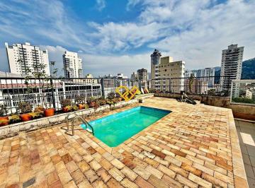 Piscina e solarium · Cobertura 3 Quartos a Venda em Santos - SP