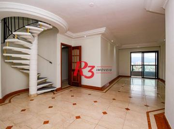 83bd9a710ff1e62d8c5ca9d87e552a066b6613bd · Cobertura, 254 m² - venda por R$ 2.600.000,00 ou aluguel por R$ 9.500,00/mês - Boqueirão - Santos/SP