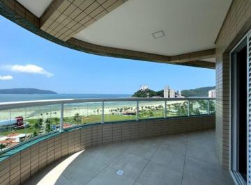 Apartamento · 108m² · 3 Quartos · 2 Vagas · Três dormitórios em frente à praia. Varanda no quarto e sala