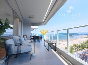 Apartamento · 224m² · 3 Quartos · 3 Vagas · Apartamento 3 suítes frente mar no bairro Gonzaga, em Santos