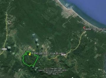 2b39ff32465b842d4f732231fd5fdac117d56a35 · Área à venda, 10000000 m² por R$ 22.000.000,00 - Centro - Garuva/SC