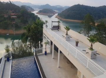 Foto 01 · CASA/CHÁCARA 1.100m²/ 05 SUITES - PÉ NA ÁGUA À VENDA - CONDOMÍNIO RECANTO DOS PÁSSAROS - JACAREÍ