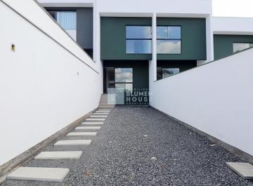 Casa · 107m² · 2 Quartos · 2 Vagas · Sobrado com 2 suítes no bairro Salto do Norte!