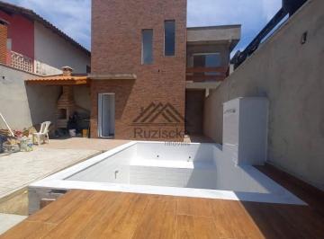 Casa · 82m² · 3 Quartos · 2 Vagas · CASA SOBREPOSTA FRENTE MAR EM ITANHAÉM -