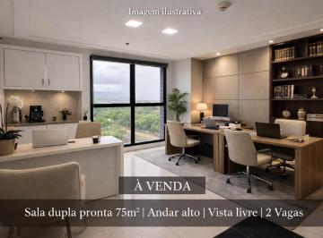 Comercial · 68m² · 2 Vagas · Sala dupla pronta 67,52 m² | andar alto | vista livre | ideal para empresa