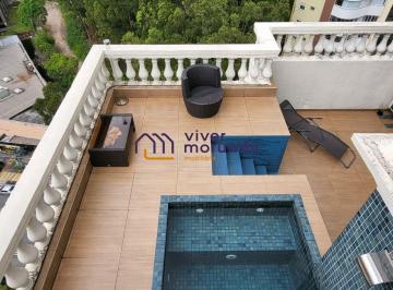 Apartamento · 151m² · 3 Quartos · Cobertura assobradada duplex, 3 dorms (1 ste), 3 vgs, 3 salas, com piscina, sauna e churrasqueira
