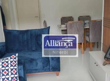 sala bem dividida · Apartamento com 2 dormitórios à venda, 56 m² por R$ 320.000,00 - Várzea das Moças - Niterói/RJ