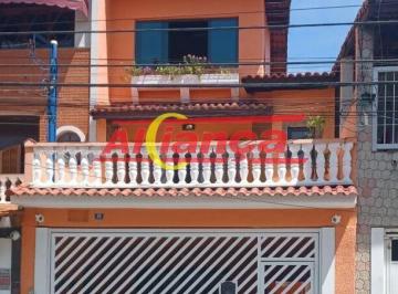Casa · 220m² · 4 Quartos · 2 Vagas · SOBRADO COM 4 DORMITÓRIOS SENDO 2 SUITES MASTER À VENDA, 125m² - PARQUE RENATO MAIA - GUARULHOS/SP.
