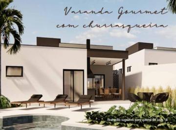 Foto 01 · Casas térreas com 3 suítes, suíte máster com closet, sala ampla com pé  direito alto, área íntima co