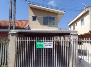 ee32cbc16c62dbf13f7f5199a2c4847e3b85c578 · Sobrado com 3 dormitórios para alugar, 90 m² por R$ 2.500,00/mês - Fazendinha - Curitiba/PR