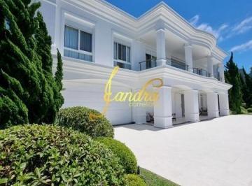 Casa · 932m² · 4 Quartos · 2 Vagas · Sobrado Novo Enseada com 04 suítes,  com dois lotes Beira lago
