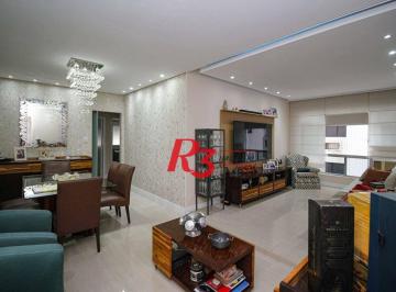 0467d05aeb23ec16785e4af0007cf83116203ca2 · Apartamento à venda, 125 m² por R$ 950.000,00 - Embaré - Santos/SP
