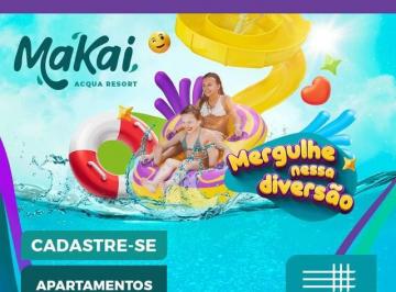 Apartamento de 1 quarto, Ipojuca · Novo PARQUE AQUÁTICO DE MURO ALTO Na frente do novo shopping MAKAI ACQUA RESORT