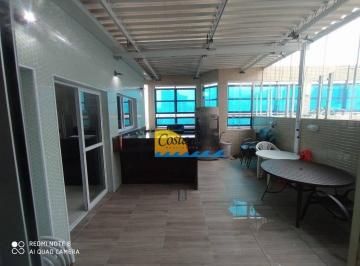 865d12ce2eafaf721c46424054b079a443f6f283 · Cobertura com 5 dormitórios à venda, 260 m² - Vila Guilhermina - Praia Grande/SP